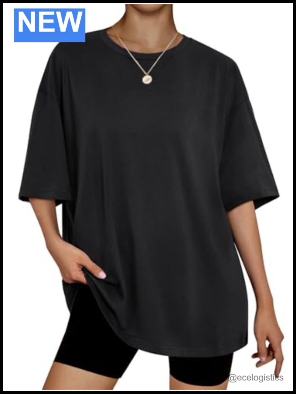 Oversized Short Sleeve T-Shirt Casual Summer Tee Plus Size Workout Gym Top